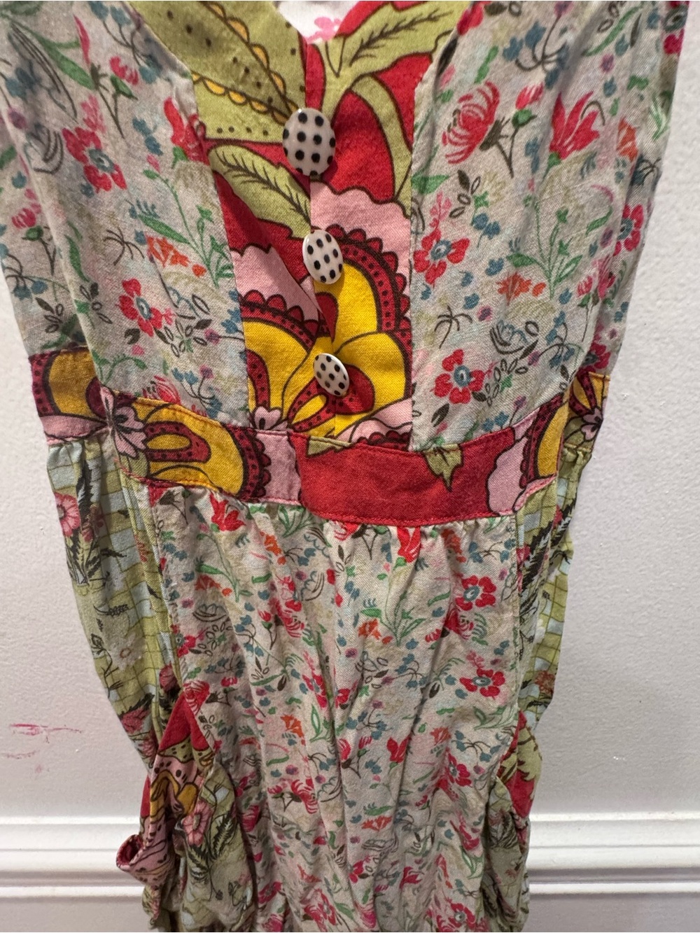 Matilda Jane Red and Green Floral Midi Dress - Picture 2 of 4